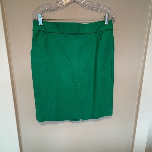 J. Crew Emerald Pencil Skirt 10 - Picture 1 of 4